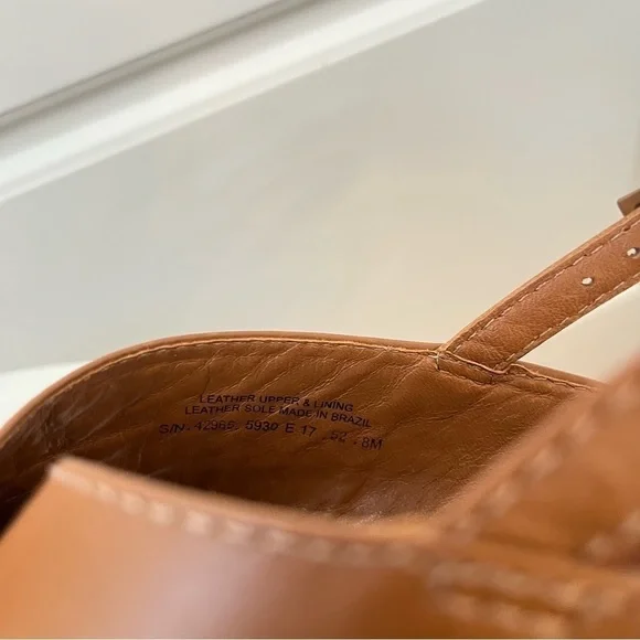 tory Burch Royal Gabrielle Crisscross Leather Sandals - Picture 8 of 8